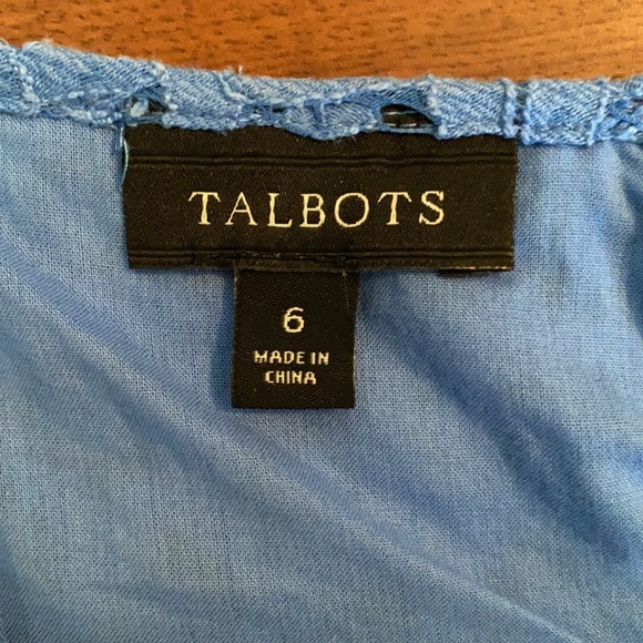 Lovely Lace Periwinkle Talbot’s Tank - Picture 4 of 4